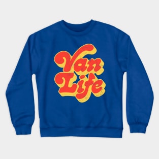 Van Life  / Faded Thrift Style Retro Design Crewneck Sweatshirt